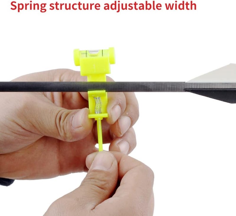 SOPOGER Archery Level Multifunctional Bow Level Tuning Tools for Rest and Sight Tunning, 3D Printing Bow String Bubble Level Bow Leveling Kit for Compound Bows - Image 3